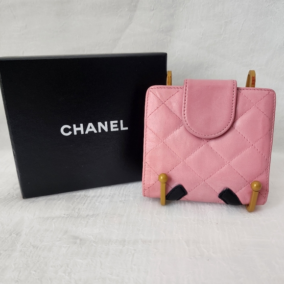 Auth Chanel CC Cambon Compact Wallet - Picture 3 of 11